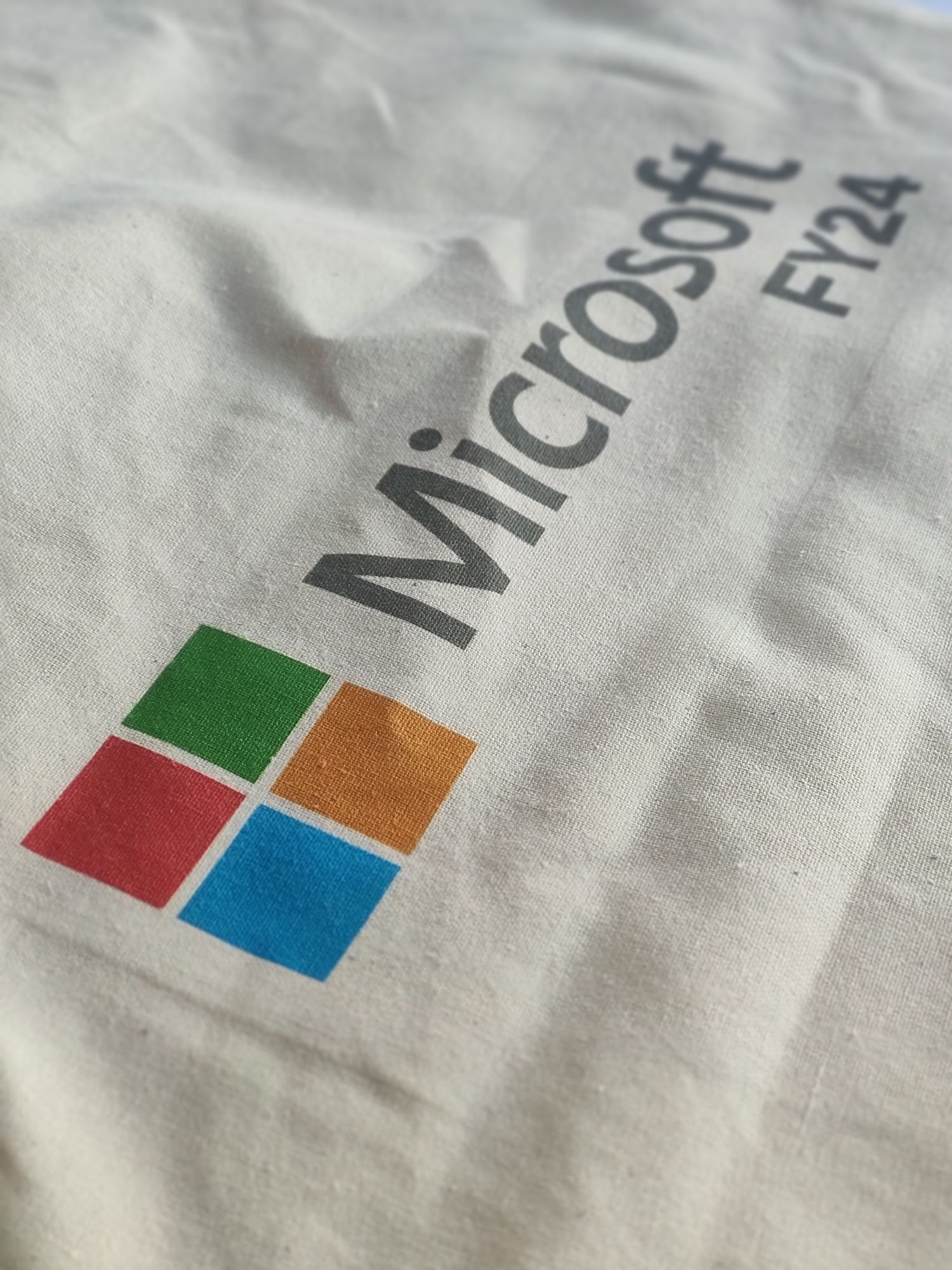 Tote bag Saco em tecido Microsoft