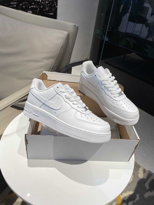 Buty meskie Mokasyny Nike_Air_Force_1_Low_'07_White R.45