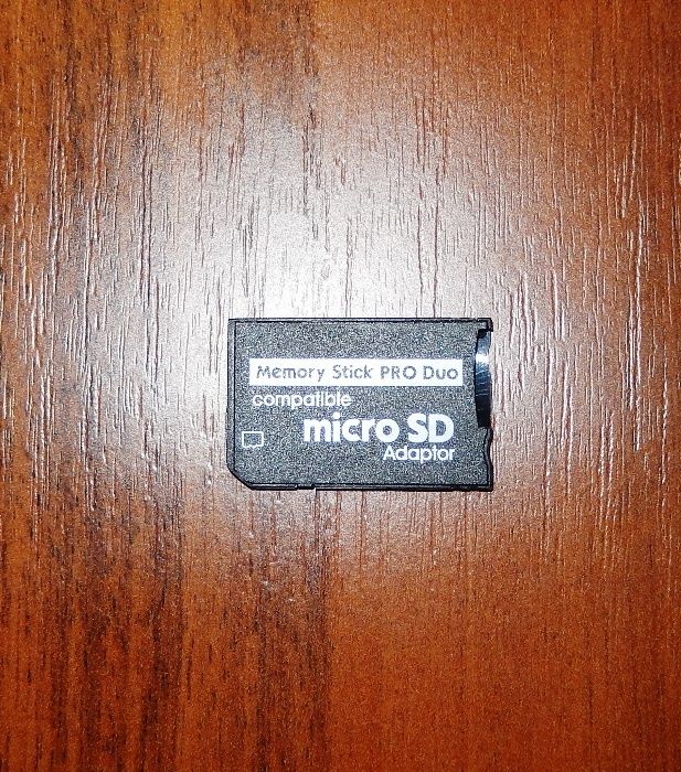 Переходник с Micro SD на Memory Stick Pro Duo