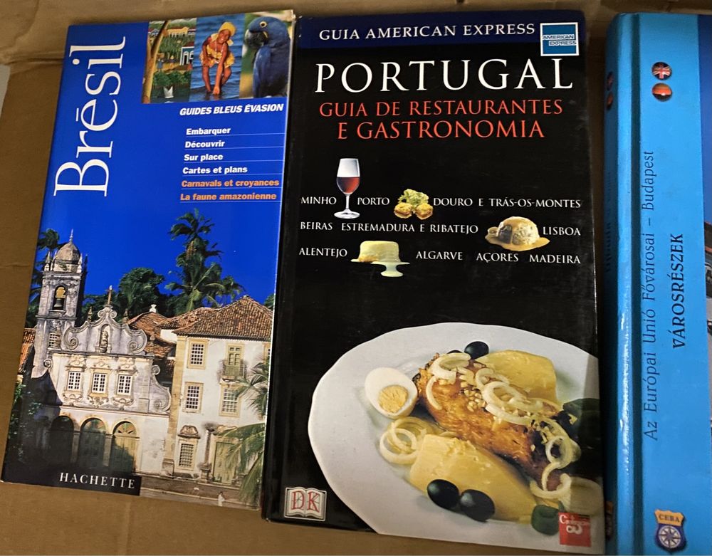 4 livro guia Gastronomia Portugal Dicionario Etiqueta Budapeste Brasil