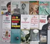 Livros usados de diversas temáticas/autores