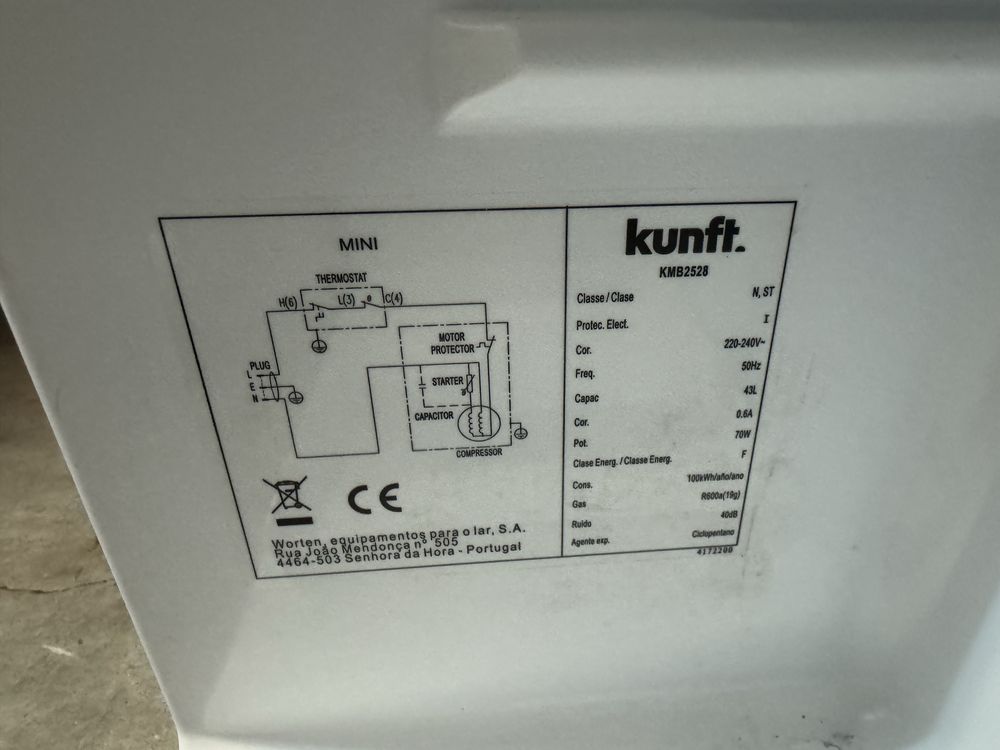 Minibar Frigobar Kunft 43L