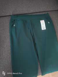 Nowe z metką zielone spodnie 4xl 48/50