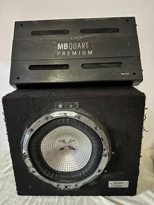 Subwoofer sony + amplificador 1700