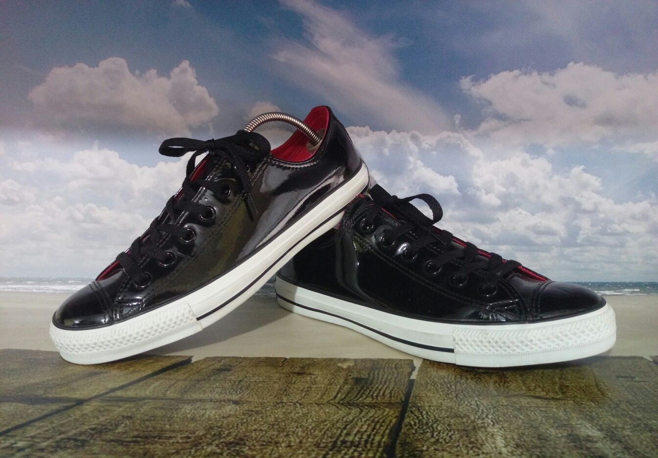 Оригінал Converse унісекс шкіряні лакові кеди кросівки