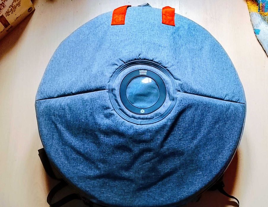 Handpan com mochila rígida