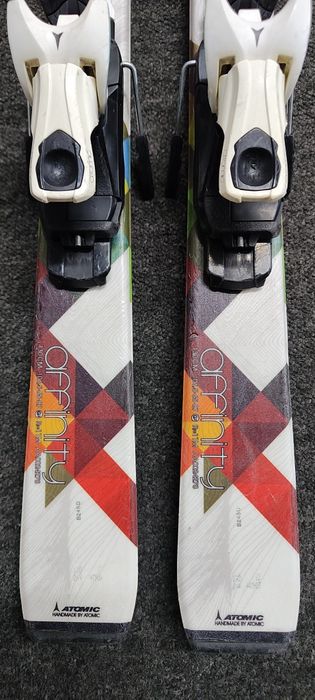 Narty  Atomic Dynamic 130 cm + wiązania dla dziewczynki