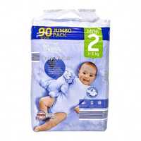 Підгузки MAMIA Baby-Windeln JUMBO puck розмір mini "2" (3-6 кг) 90 шт.