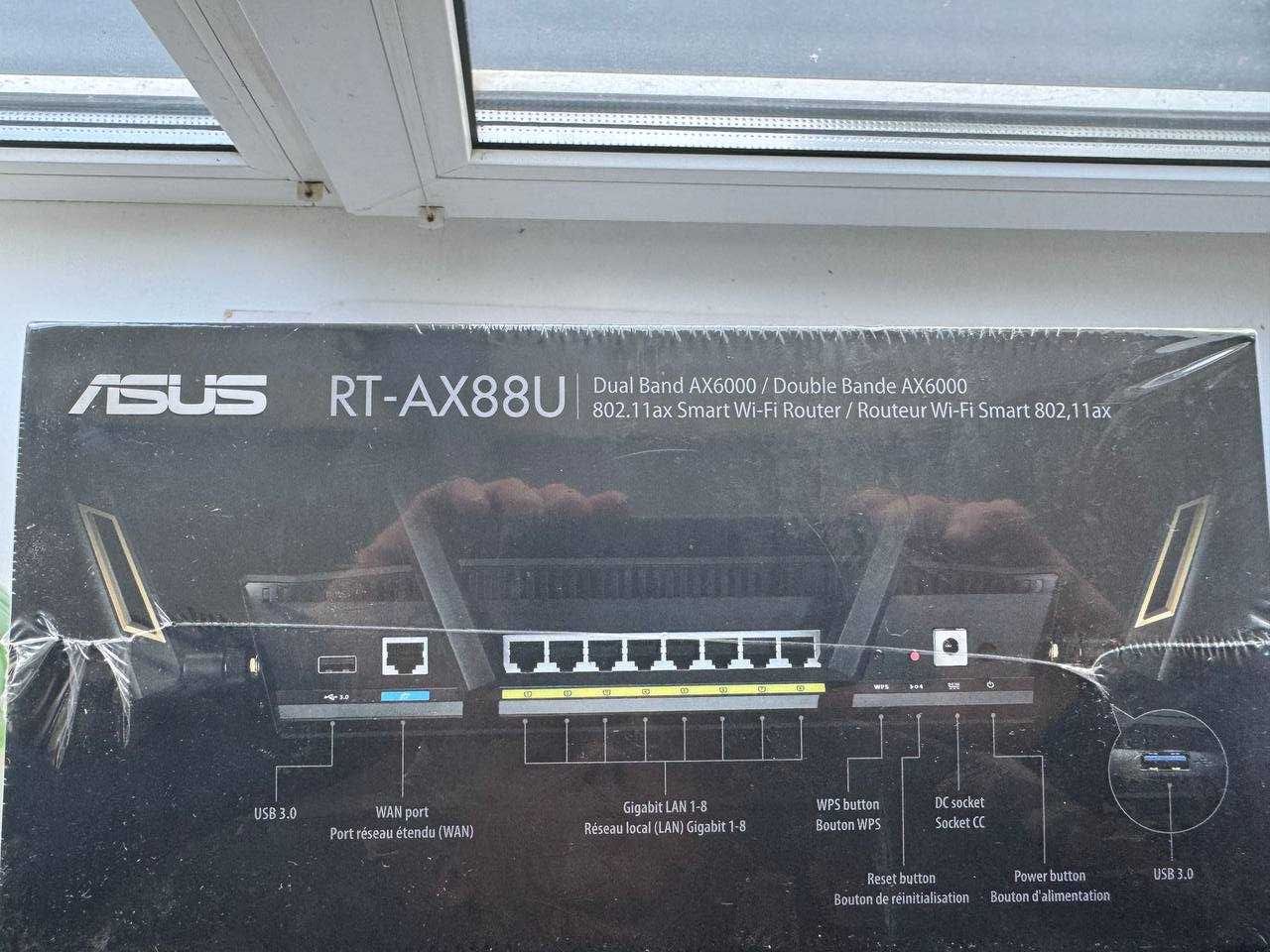 Новий! Бездротовий роутер ASUS RT-AX88U Wifi 6