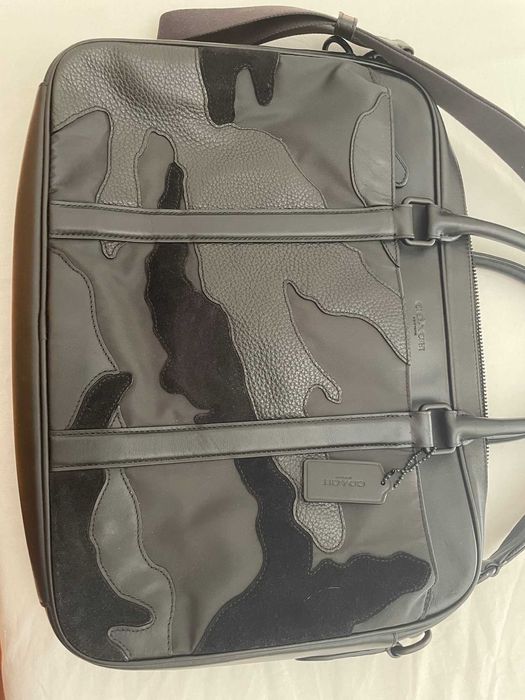 Mala COACH camuflada preta - edição especial