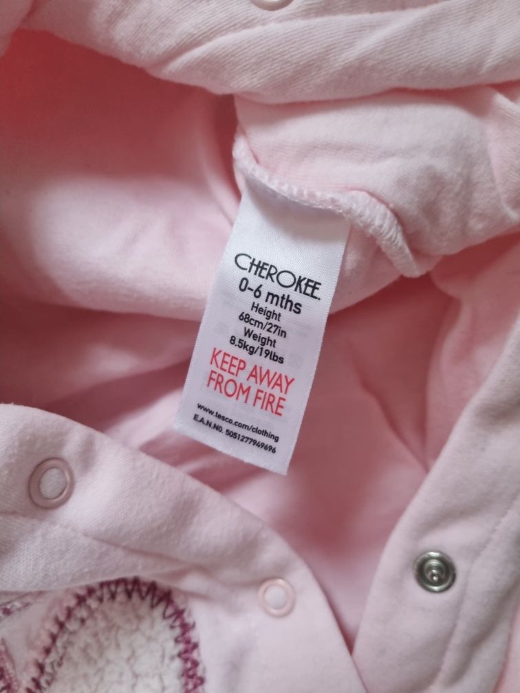 Śpiworek niemowlęcy Cherokee 2 szt różowe
