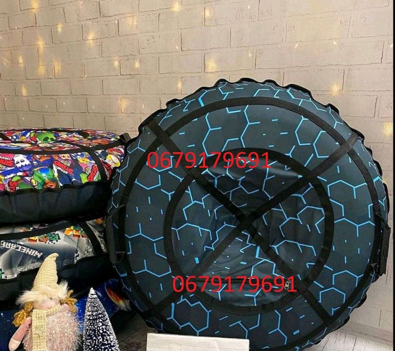 Міцний Тюбінг надувний надувні санки ватрушка плюшка таблетка бублик