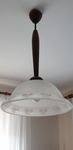 Lampa wisząca, klosz szklany