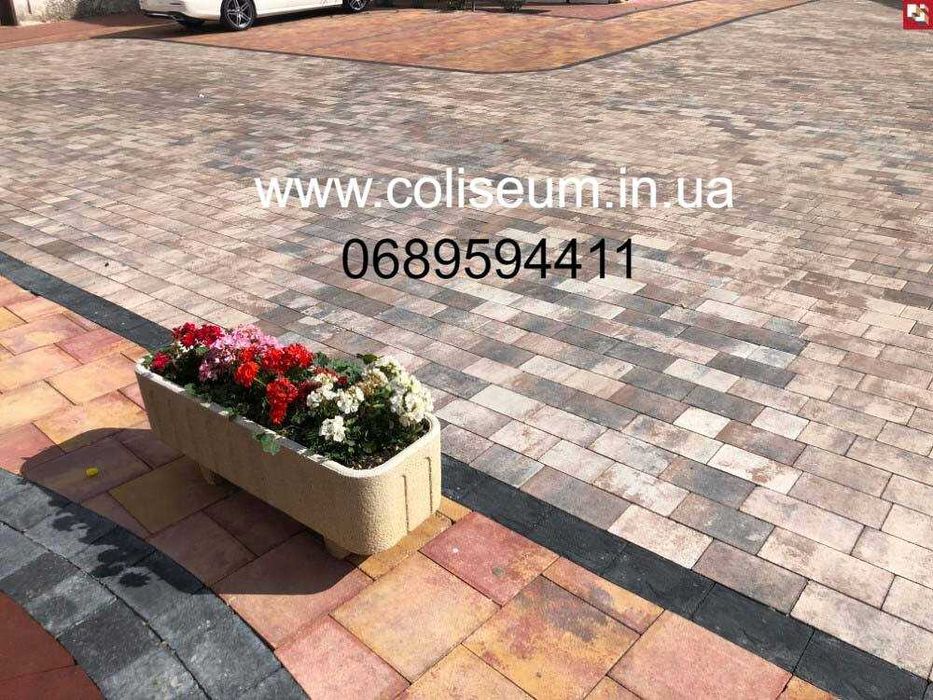 Тротуарна плитка (ФЕМ) Київ - Виробництво / Доставка / Мощення