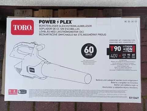 Dmuchawa Toro 40v power plex nowa