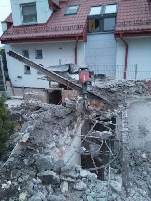 Wyburzenia Rozbiórki  Cięcie w betonie wiercenie w betonie podciągi