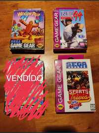 Vários jogos da Sega para Game Gear