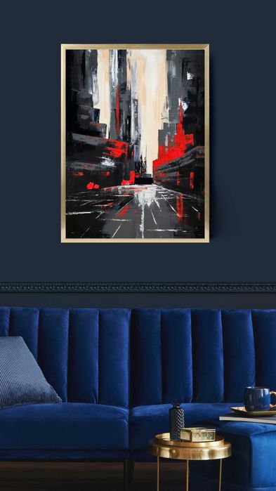 Pulso da Metrópole 60 × 80 cm