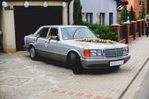Zabytkowe auto do ślubu lub inne uroczystości Mercedes klasa S