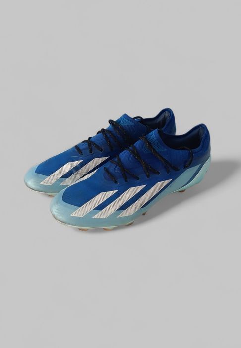 buty piłkarskie korki adidas crazyfast niebieskie granatowe białe kork