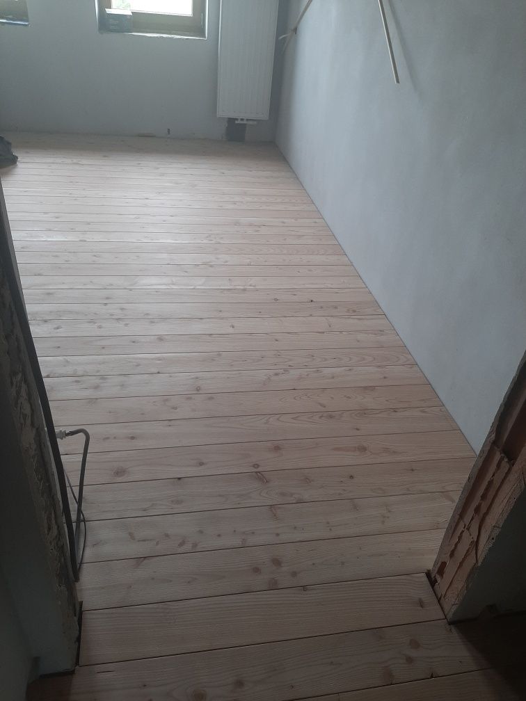 Deska podłogowa modrzewiowa  od reki