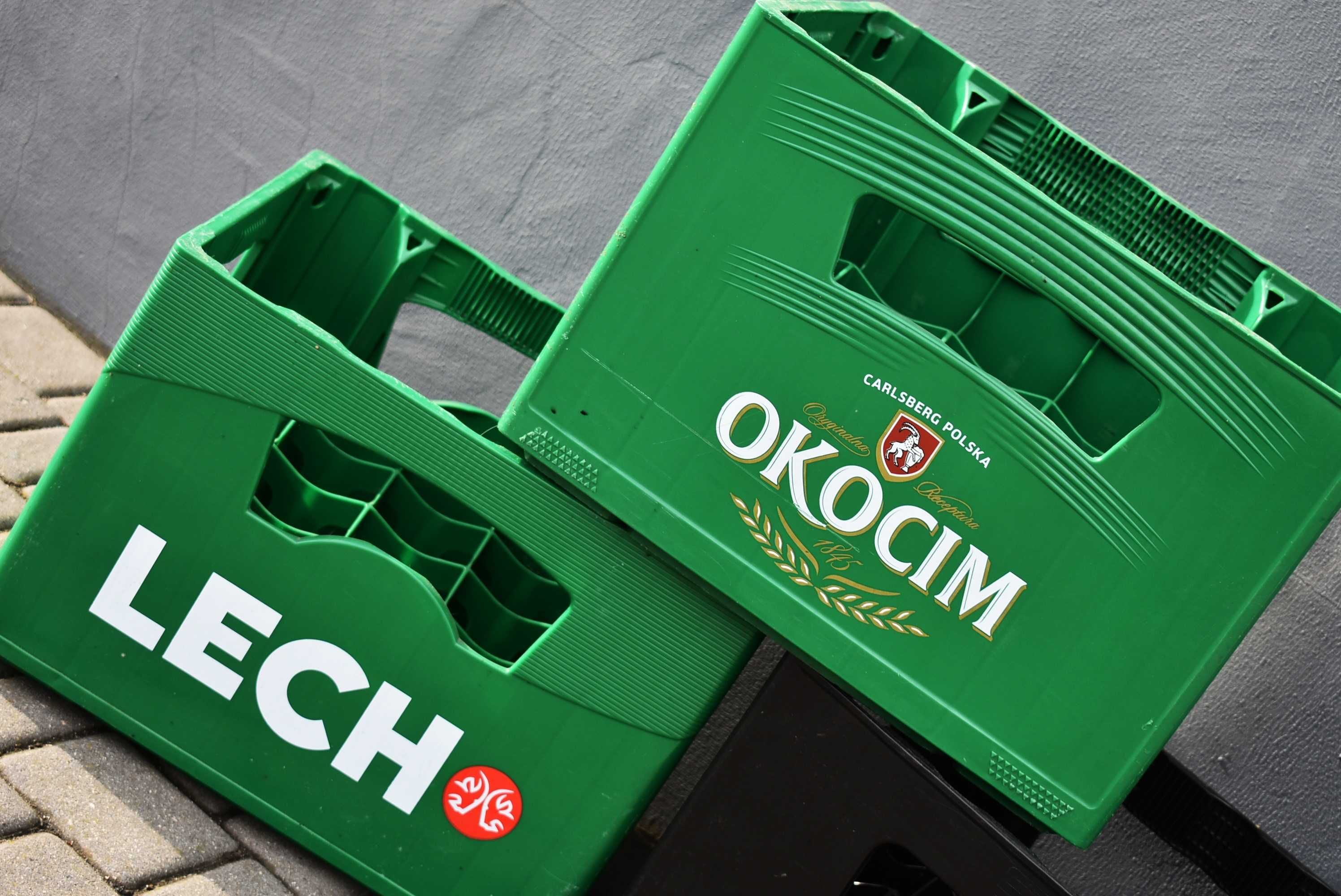 Skrzynka na piwo skrzynki transporter Lech Okocim