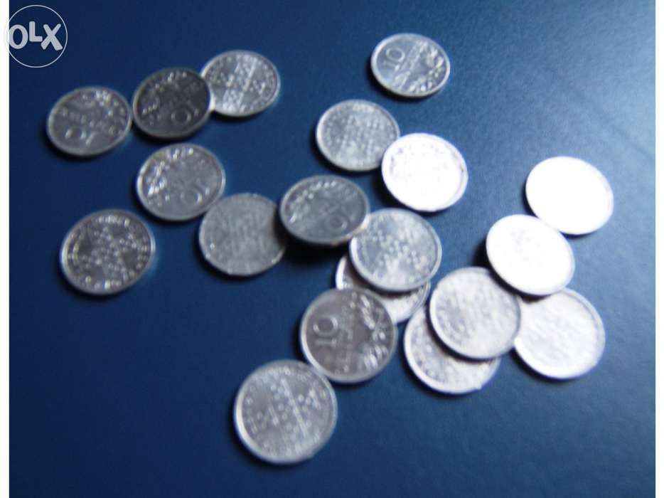 Moeda 10 centavos alumínio de 1971 a 1976