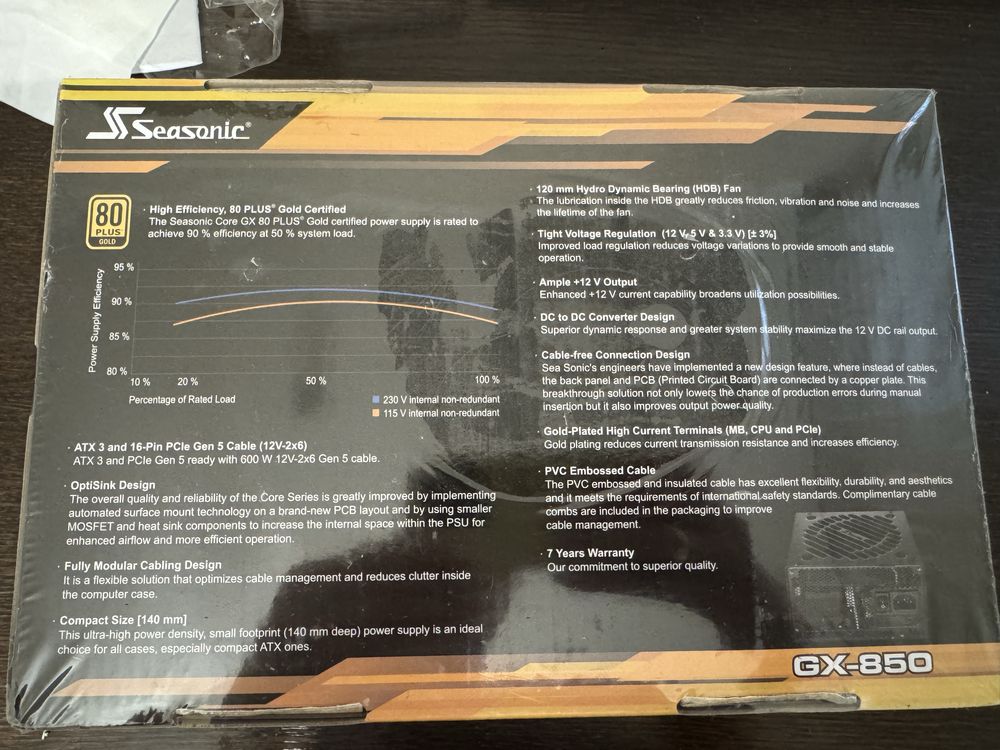 Блок живлення Seasonic Core GX 850 W(core GX850)
