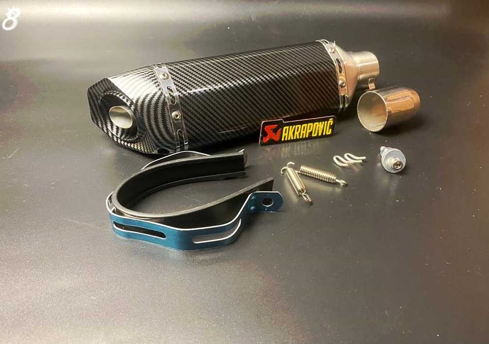 Прямоток Акрапович Вихлоп на мотоцикл Прямоточний Вихлоп на байк