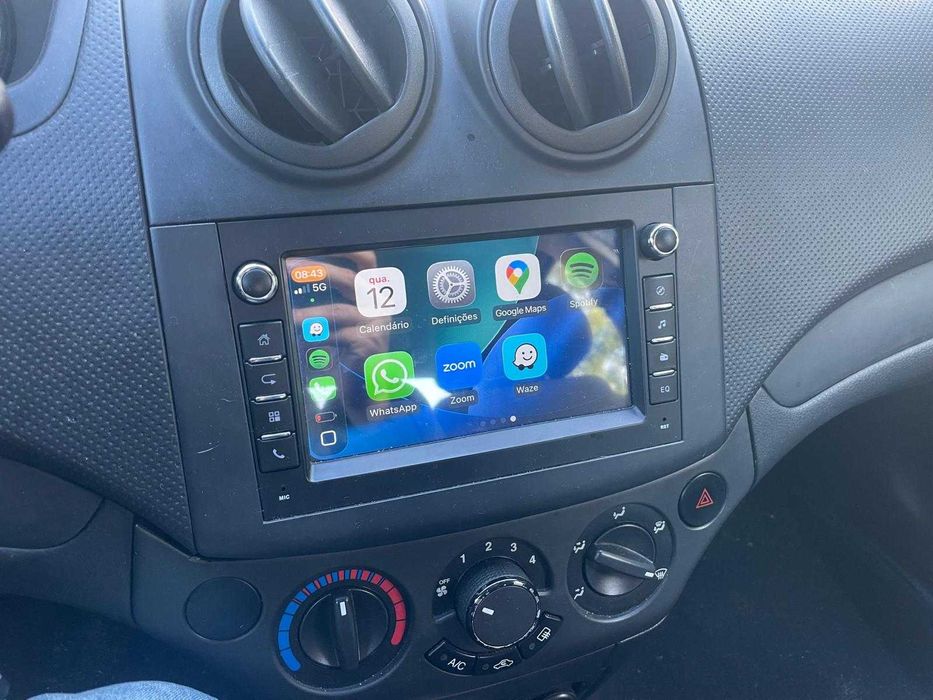 Chevrolet Aveo LS 2010 c/ AC e Ecrã Android/CarPlay - Venda Urgente