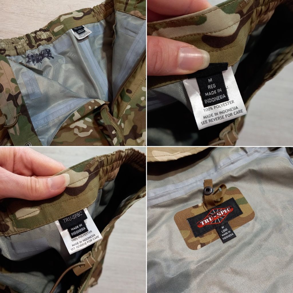 Водонепроникний комплект Tru-Spec США куртка брюки мультикам 6 шар