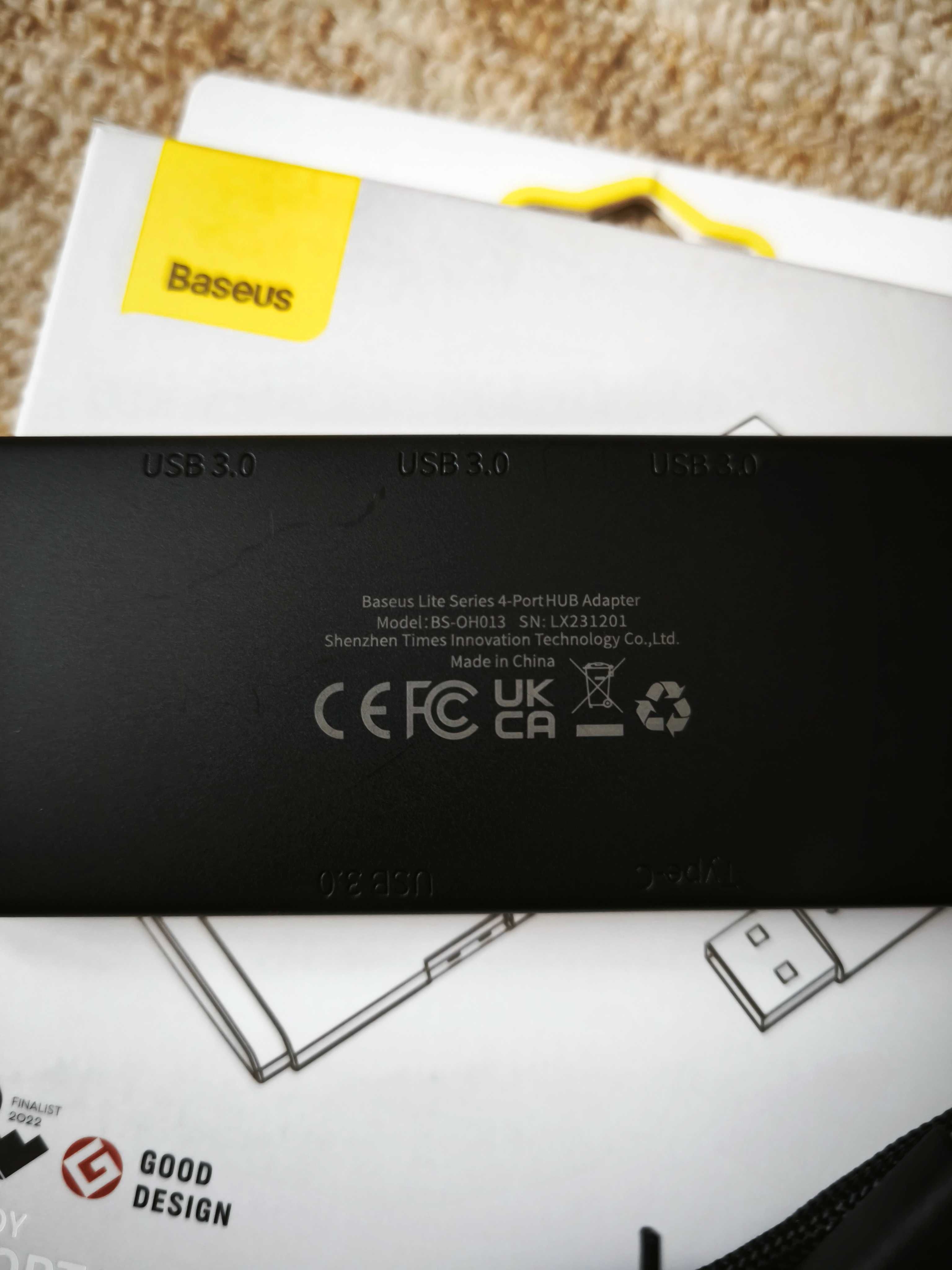 Продам USB хаб Baseus Lite Ser 4PUSB-A/USB 3.0*4 1m
