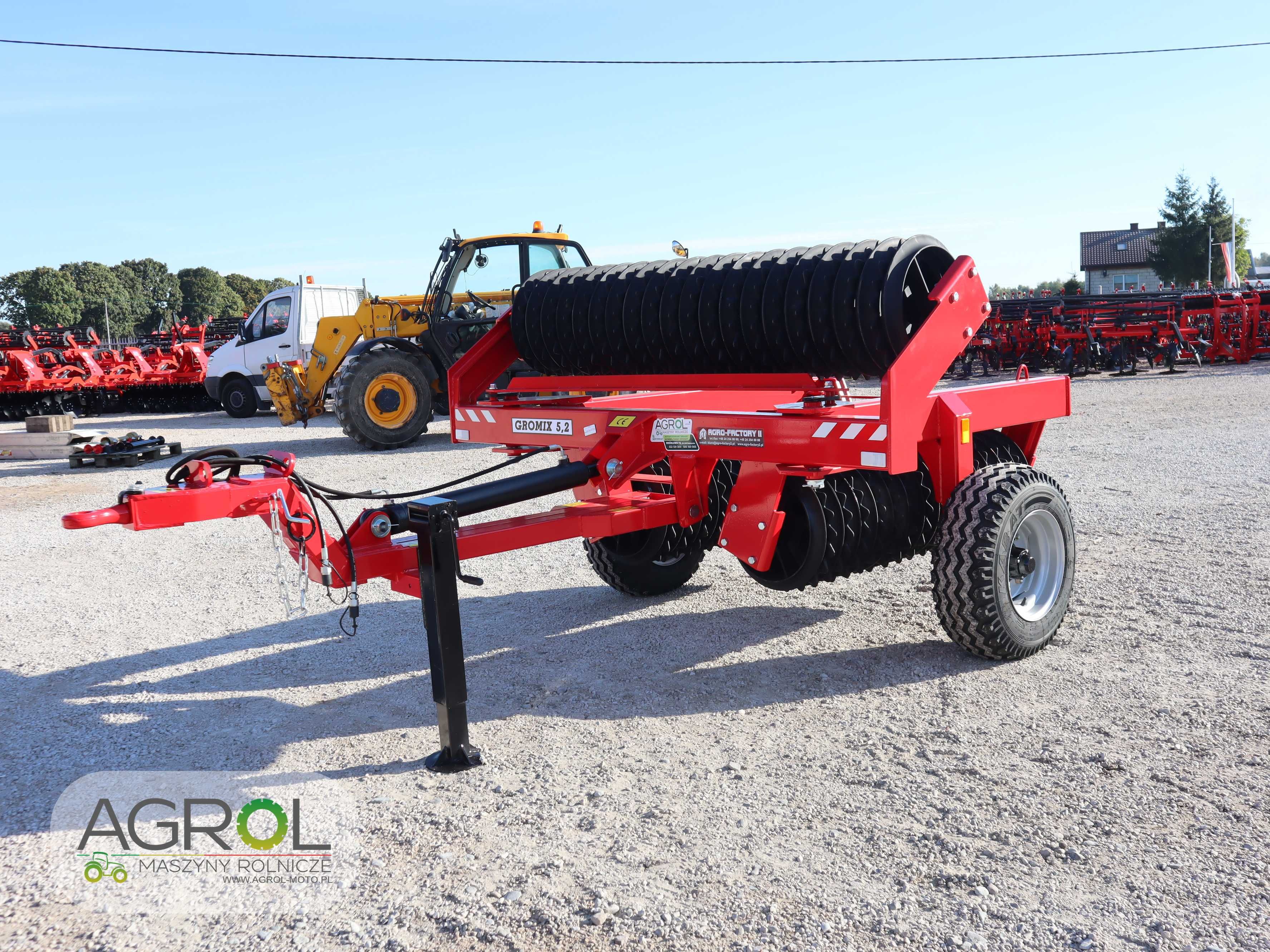 Wał posiewny włóka Agro-Factory Grom 4,5 5,3 6,3m InterTech Expom