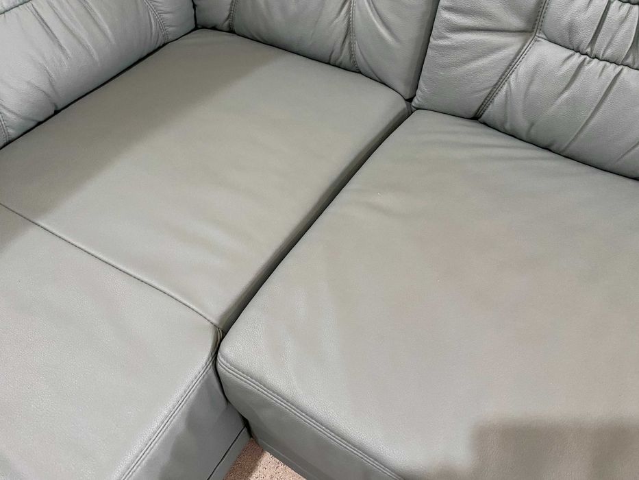 Шкіряний кутовий диван з натуральноі шкіри