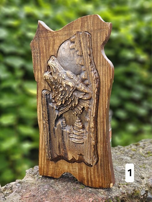 Bieszczadzki Wilk - płaskorzeźba