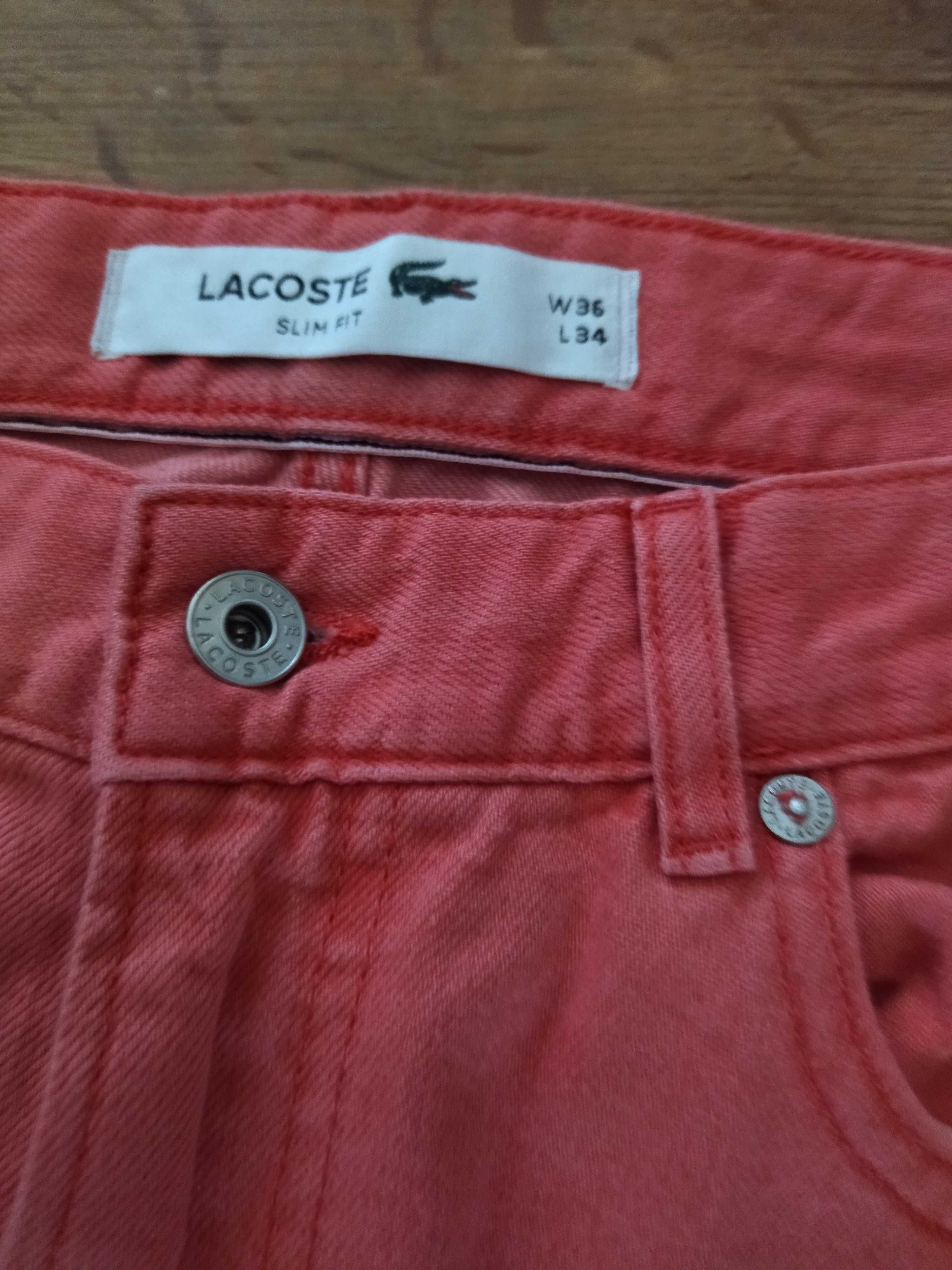 LACOSTE-spodnie męskie slim fit -W36L34