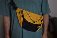 Жовта сумка через плече The north Face