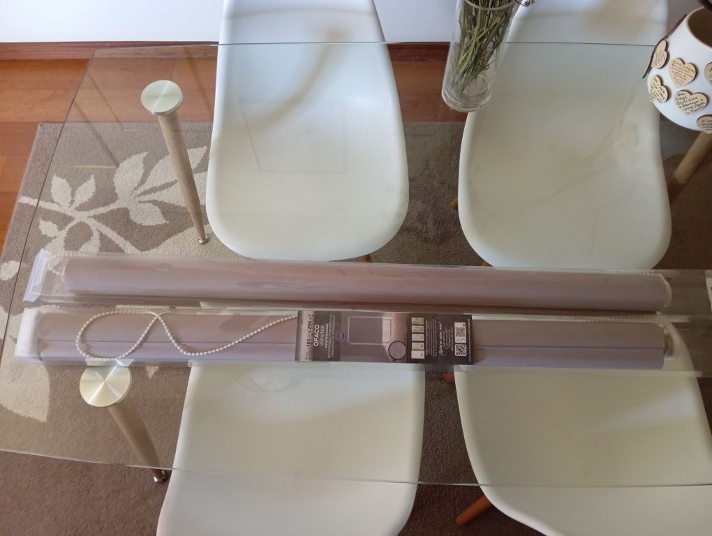 Estores de rolo interior 90x250 cinza claro