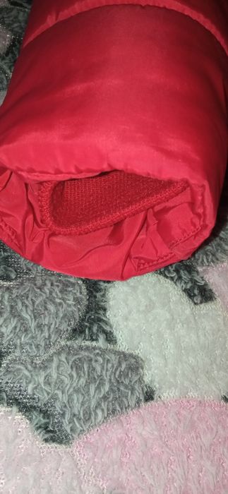 Зимова тепла куртка-пальто на дівчинку зріст 122см.