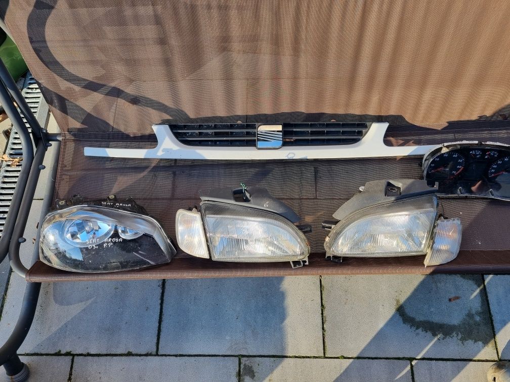 Seat Arosa atrapa grill reflektor lampa przód tył