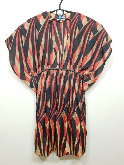 Lekka tunika sukienka jedwabna Snob S'nob L 100% jedwab silk