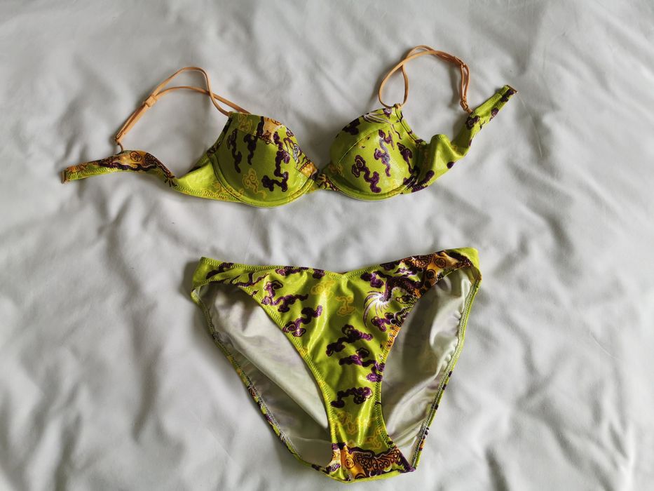 Strój kąpielowy 2 częściowy r S  36 wąż cudny