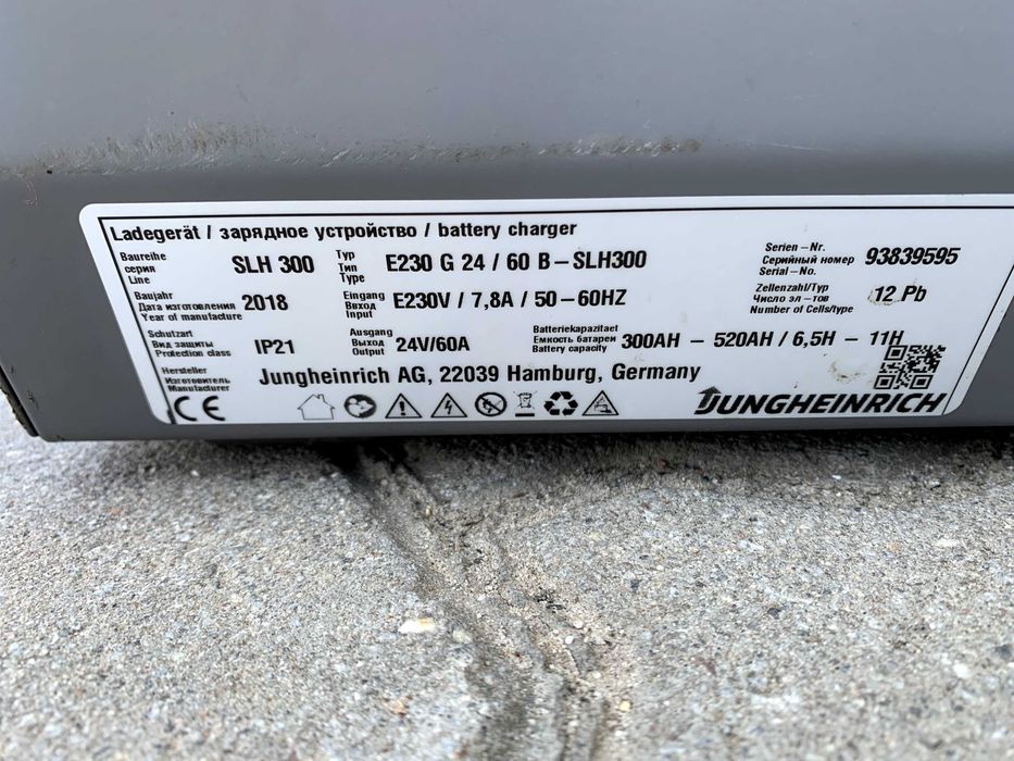 Електричний навантажувач linde L 16 AP + ЗП Jungheinrich SLH 300