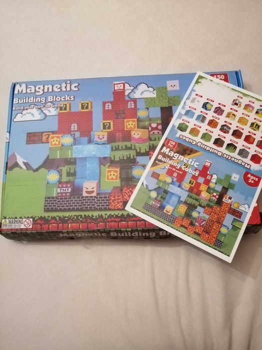 300 klocków Zestaw magnetyczne konstrukcyjne super Mario