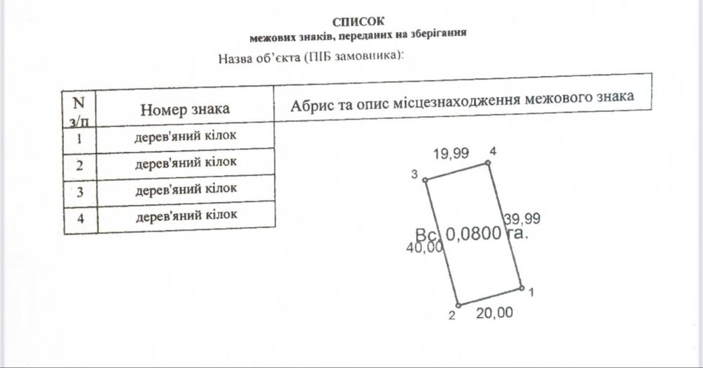 Продам свою ділянку Фонтанка 3