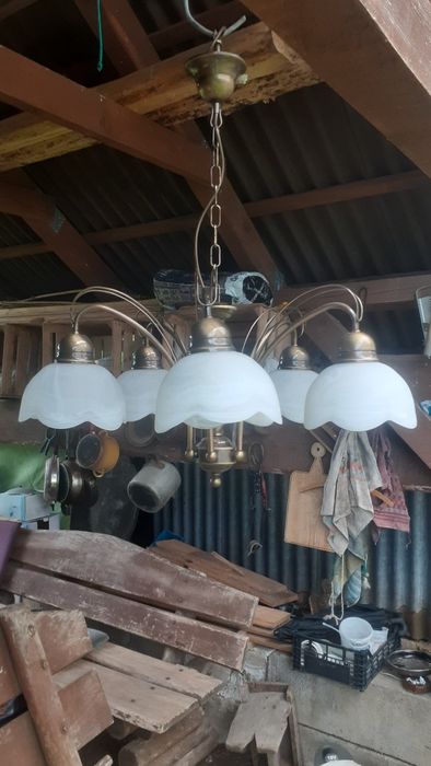 Żyrandol 5 ramion do salonu