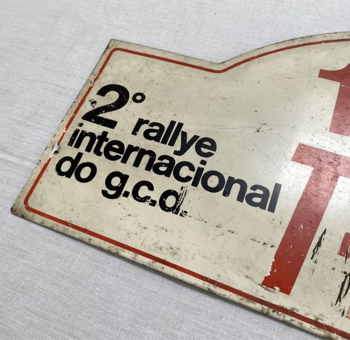 Placa 2º Rally Rali Internacional TAP 1968