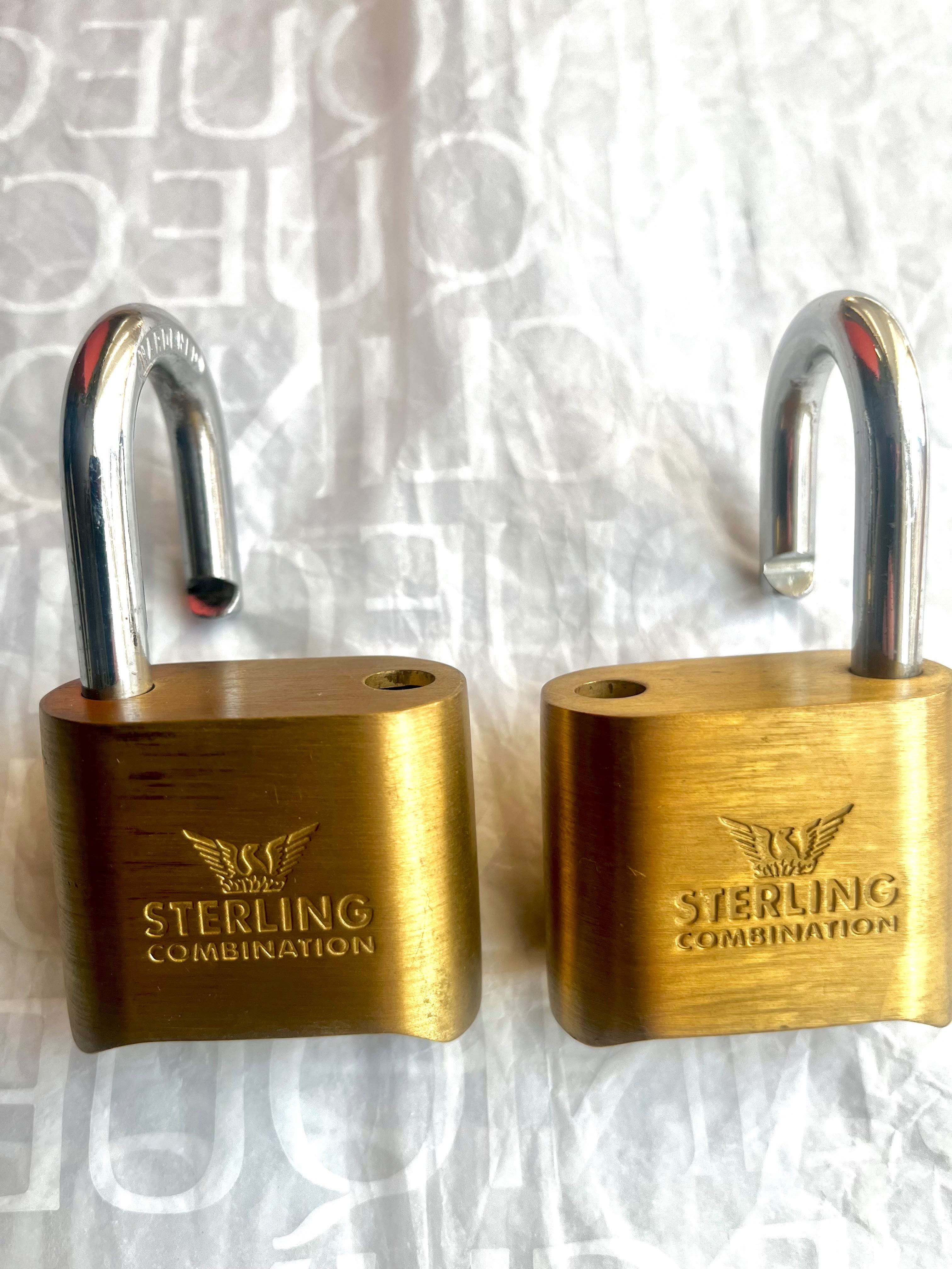 Замок навісний кодовий / Sterling / латунь / Англія