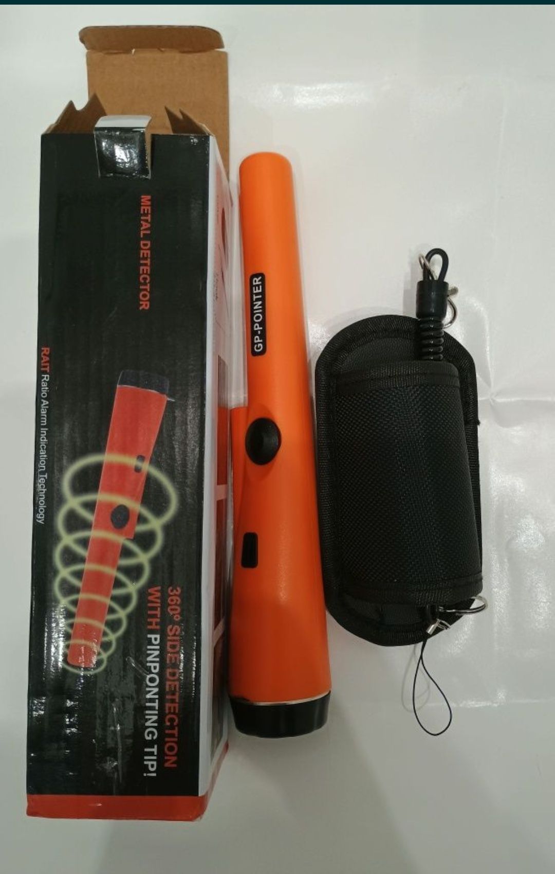 Wykrywacz metali pinpointer GP pointer z nową bateria alkalicza przesy