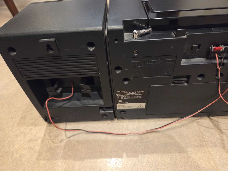 Mini wieża Sony vintage lata 80 PRL dla kolekcjonera